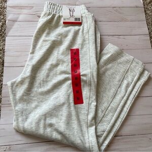Women's Danskin Now Retro Luxe Jogger Grey M NWT
